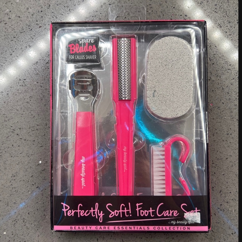 Pink Foot Care Set